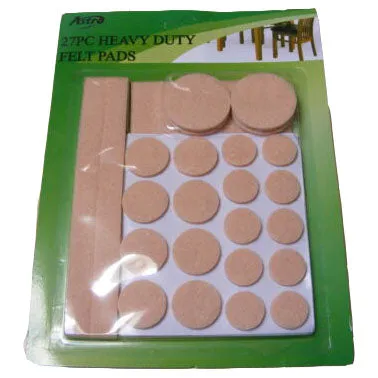Asd Global Heavy Duty Felt Furniture Protection Pads 27 Piece