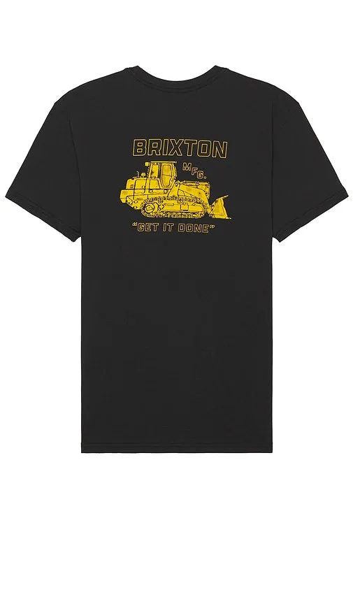 Brixton Irvington Tailored Tee in Black