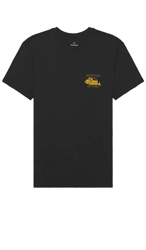 Brixton Irvington Tailored Tee in Black