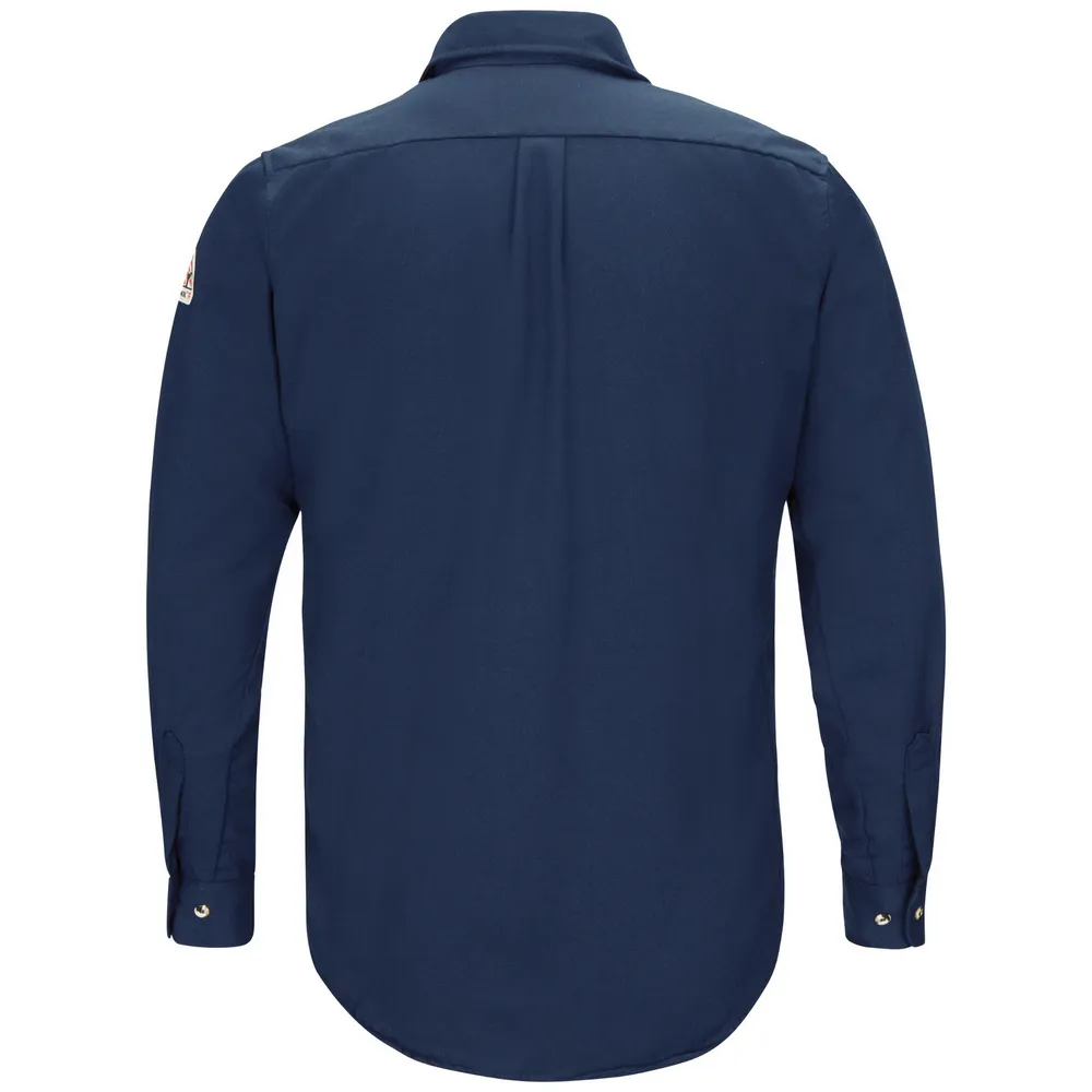 FR LIGHTWEIGHT UNIFORM SHIRT - NV-Navy | Bulwark SMU4