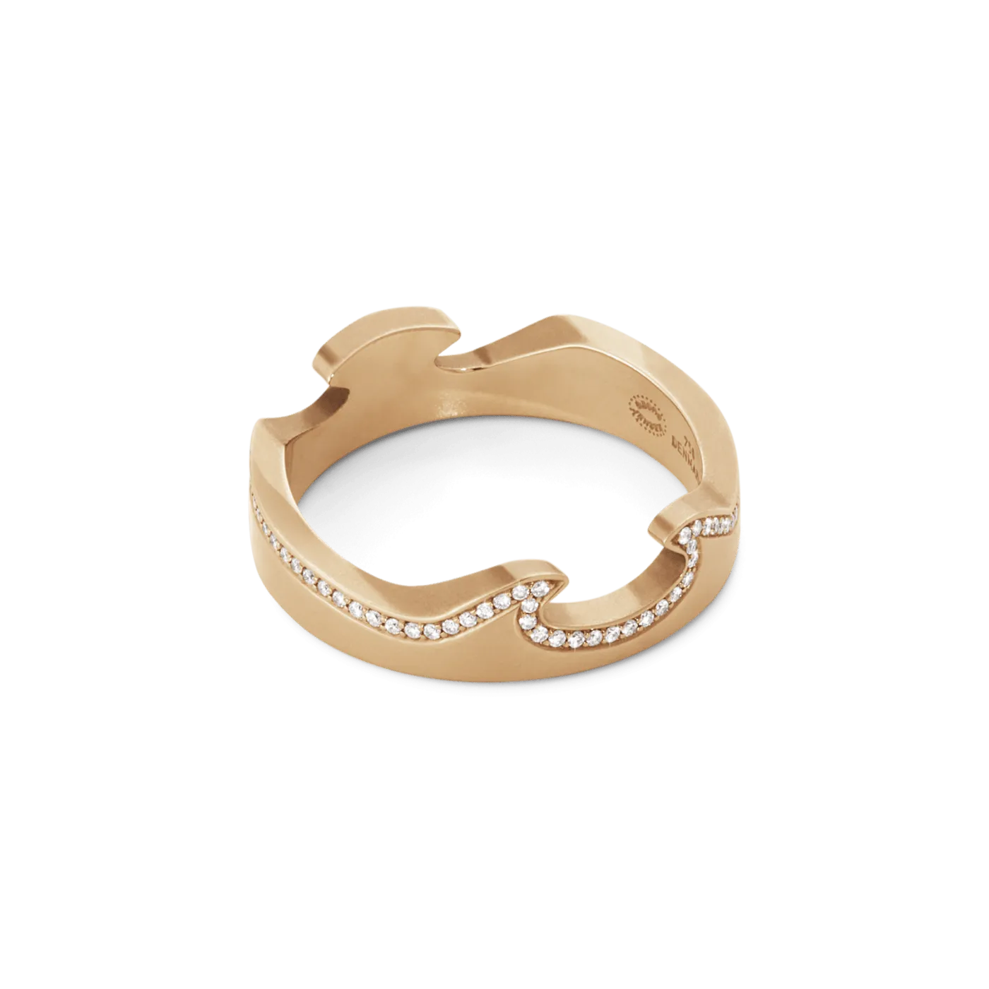 Fusion Diamond End Ring - Rose Gold - 20000625