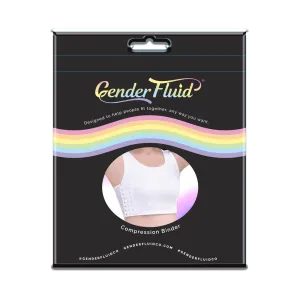 Gender Fluid Chest Binder White - Large