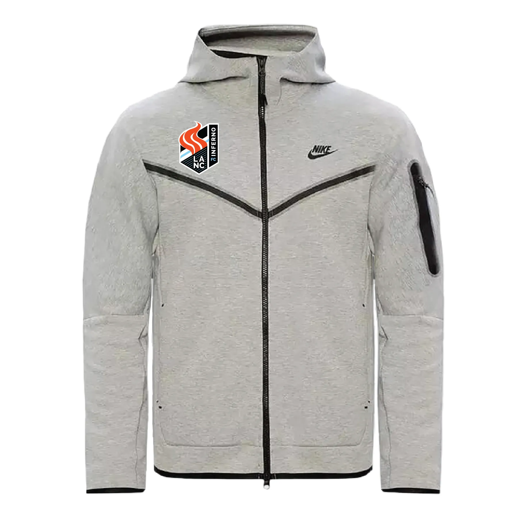 Lancaster Inferno Nike Tech Fleece FZ Windrunner Grey