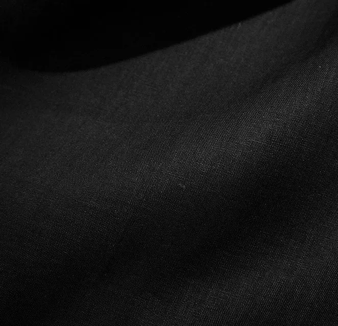 Linen Short  Black & White