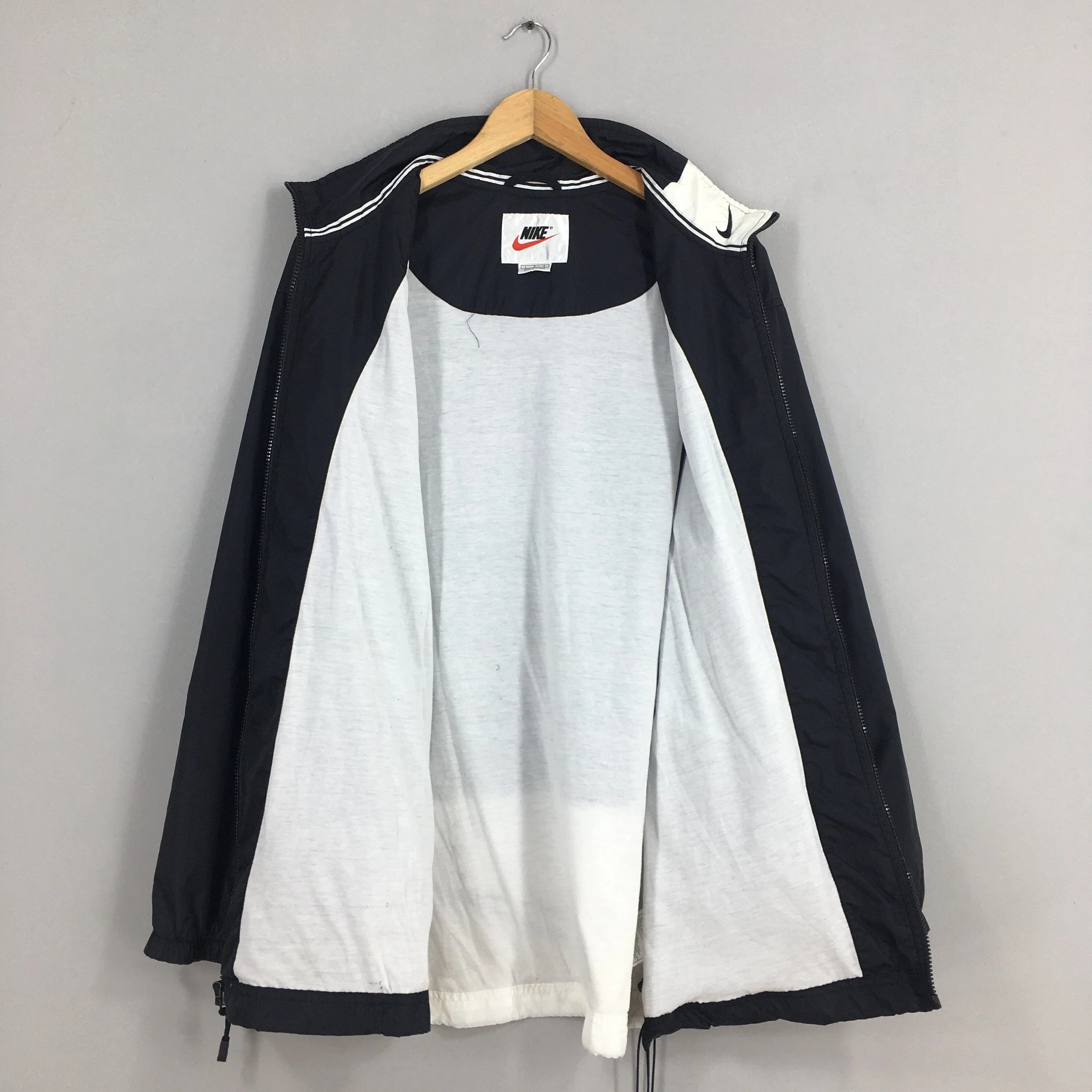 Nike Windbreaker Black Jacket Large
