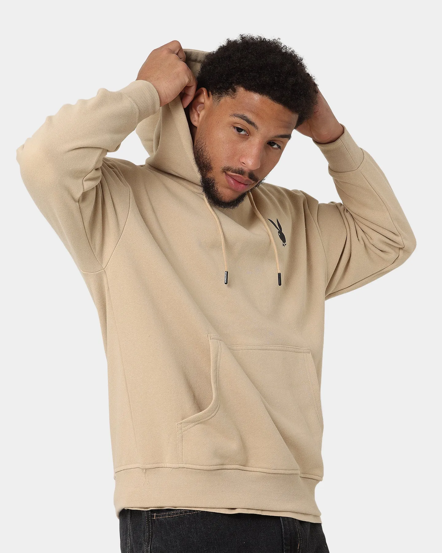 Playboy November 2013 Monotone Hoodie Tan