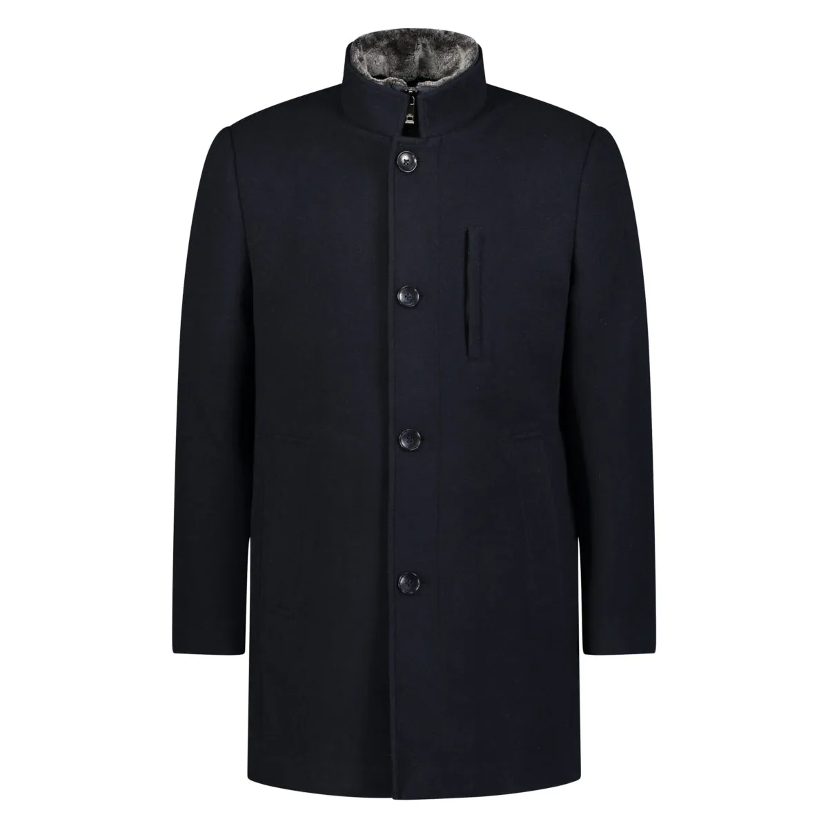 Roy Robson Overcoat A401 Navy