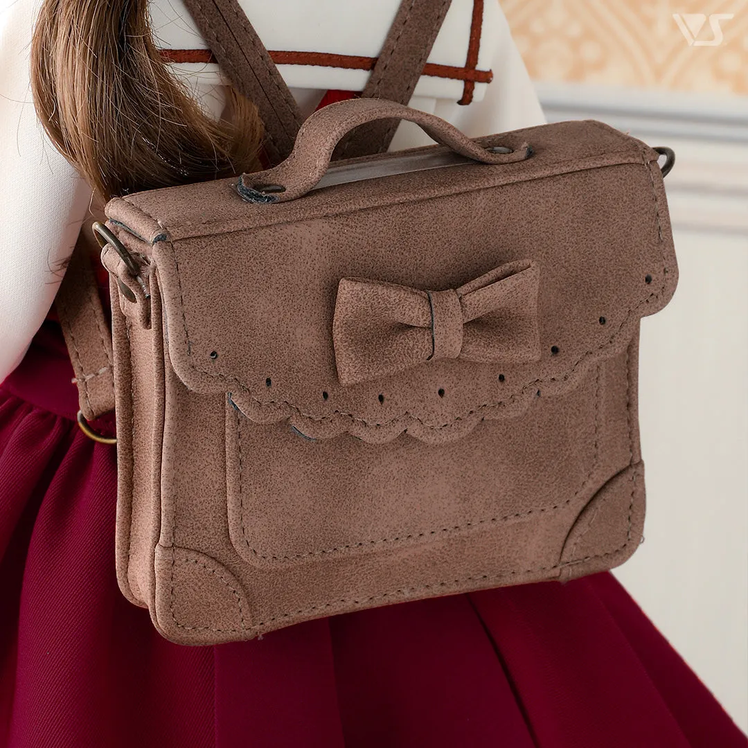 Scallop Trim Ribbon Flap Bag