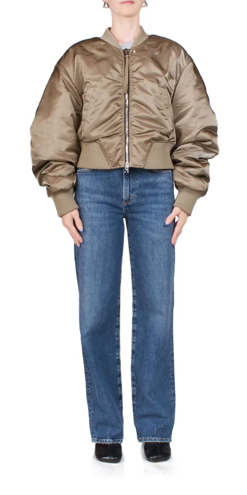 Shoreditch Ski Club x AGOLDE Jett Bomber Jacket Sage