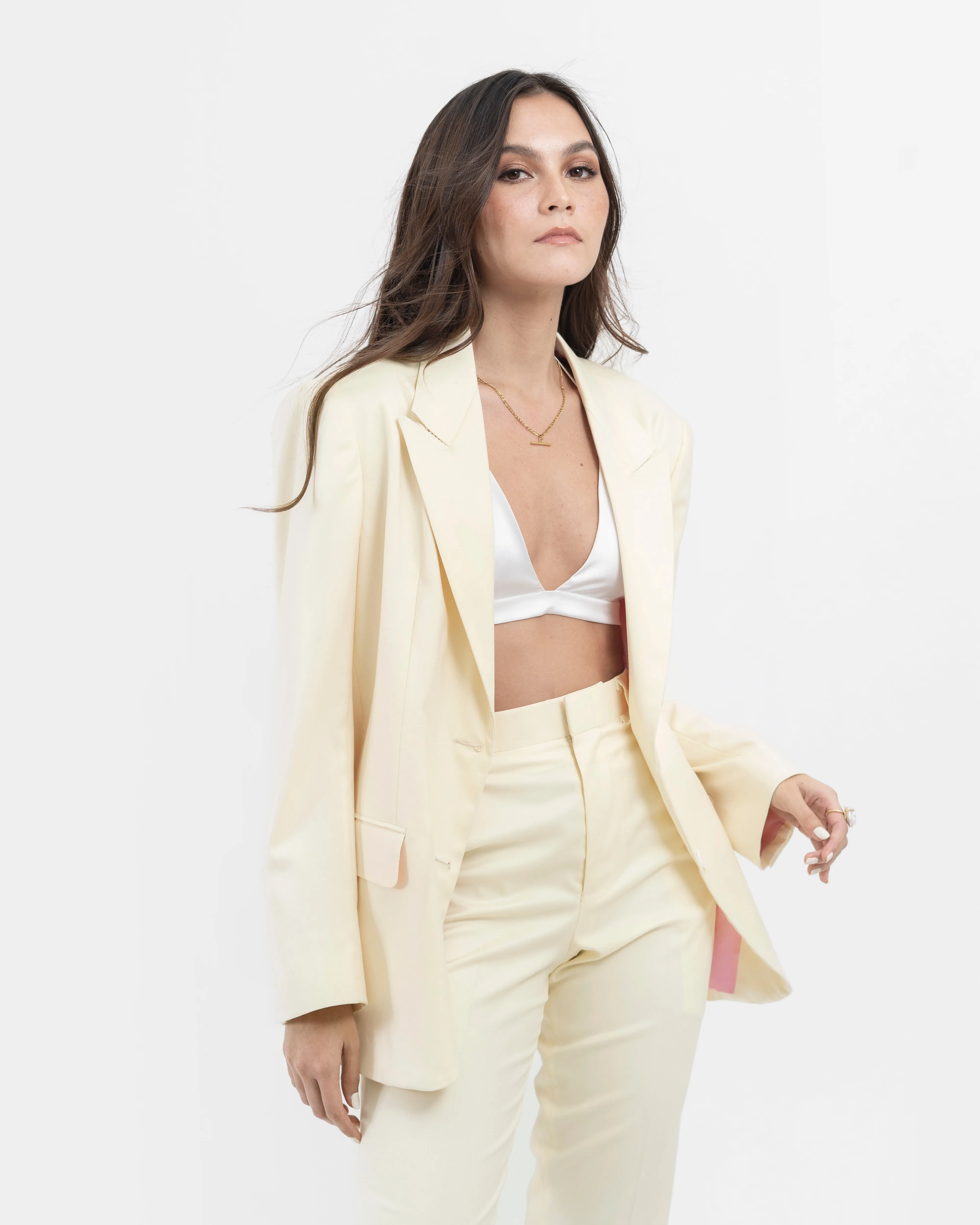 Tailored Oversized Blazer (Sunshine)