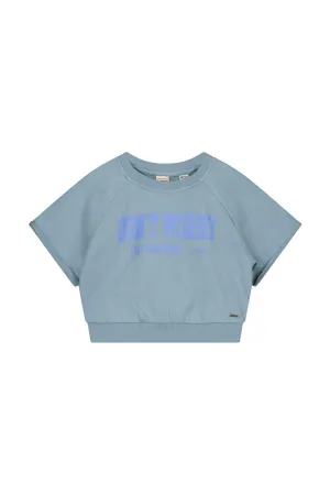 Teen Collab Luna Short Sleeve Sweater Lady Indigo