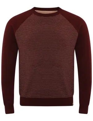 Tokyo Laundry Byrom cotton Oxblood   jumper